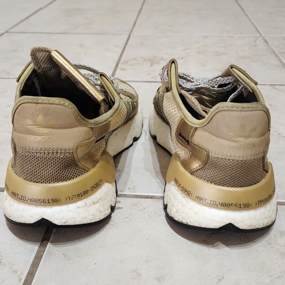 Adidas x Star Wars LIMITED EDITION Nite Jogger 'C-3PO' Sneakers Gold Size 8.5 - Picture 7 of 10
